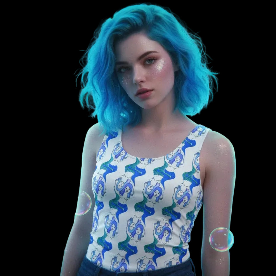 Sublimation Cut & Sew Tank Top | mermaids