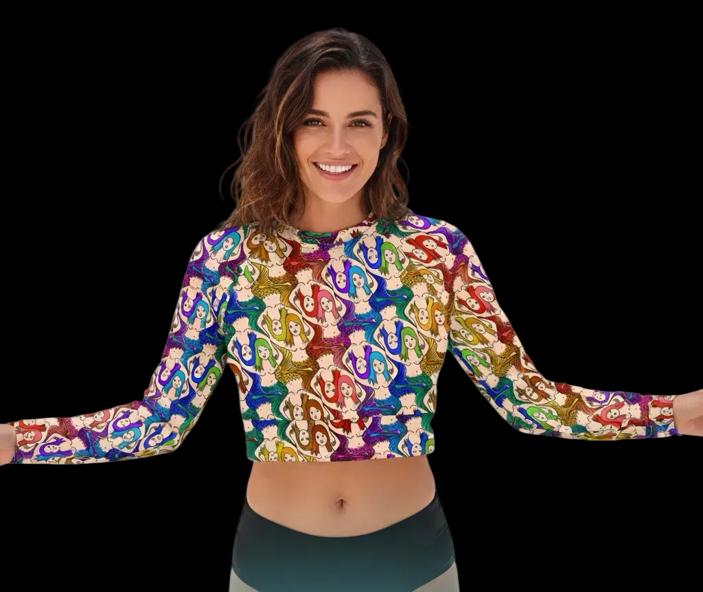 Mermaid crop top