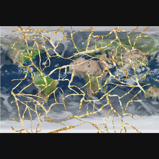 video for the process of making of kintsugi dress