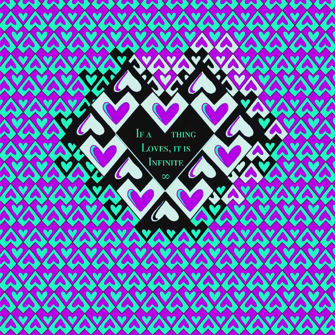 making of hearts tessellated pattern 3